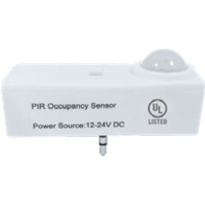Westgate Manufacturing PIR Sensor 1-Pin Audio Jack Contact 600W 40 Foot 120-277V 0-10V Bi-Level And RC (WEC-2PR-28-AJ-WH)
