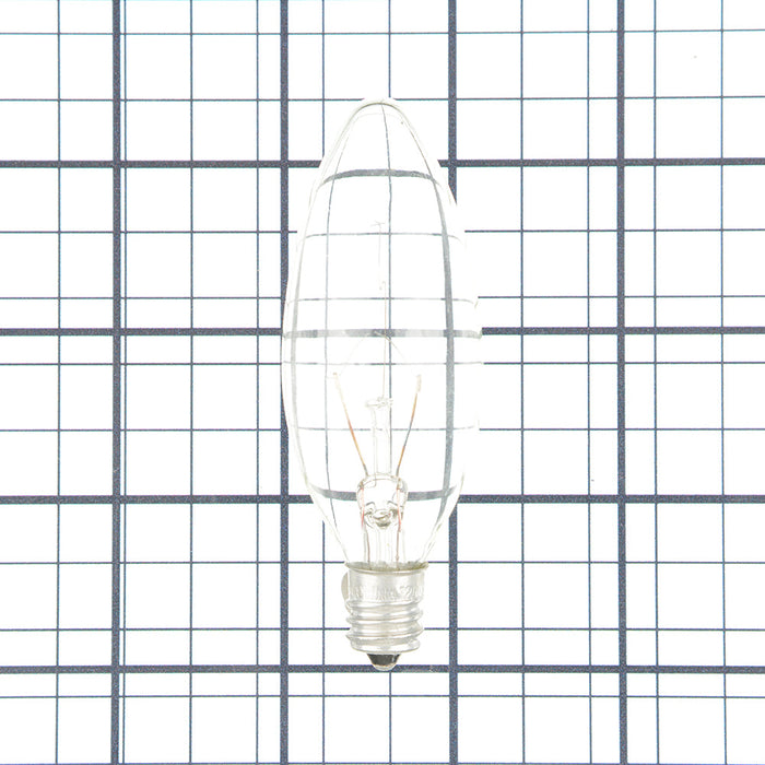 Westinghouse 25W B9 1/2 Torpedo Incandescent Clear E12 Candelabra Base 120V (#0328200)
