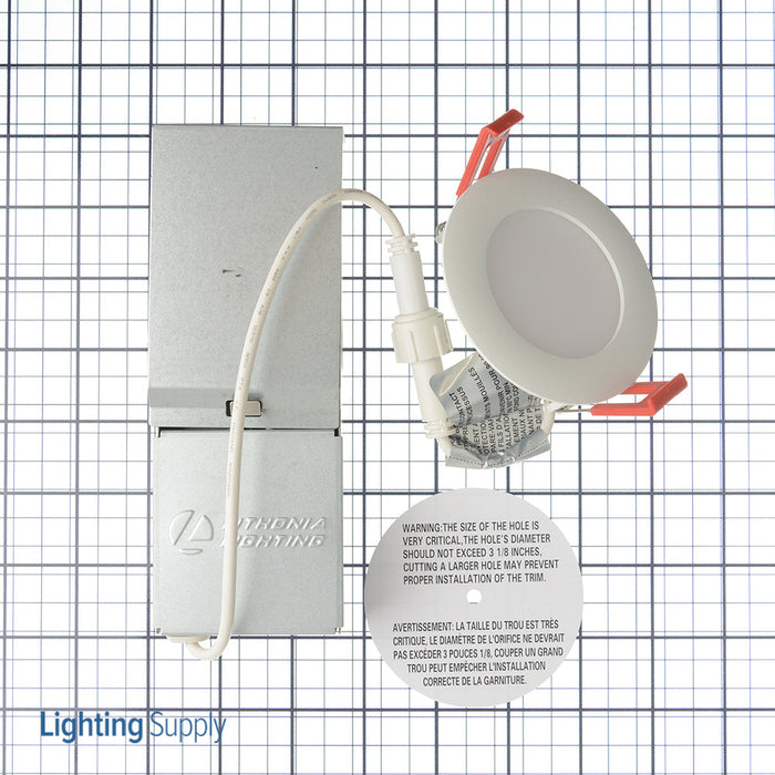 Lithonia 3 Inch Wafer-Thin LED Downlight LED 3000K Matte White (WF3 LED 3000K MW)