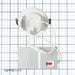 RAB Wafer Field Adjustable 3 Inch Round Plastic White 6W 400Lm 120V 5 CCT 90 CRI Triac Dimming (WFRL3R69CCT120WS)