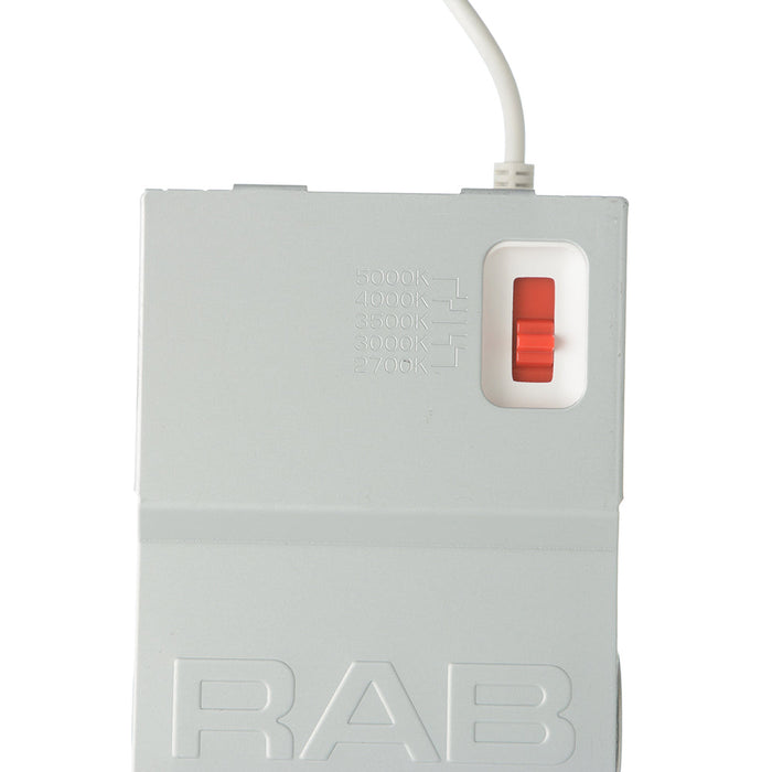 RAB Wafer Field Adjustable 5 Inch Round Plastic White 12W 900Lm 120V 5 CCT 90 CRI Triac Dimming (WFRL5R129CCT120WS)