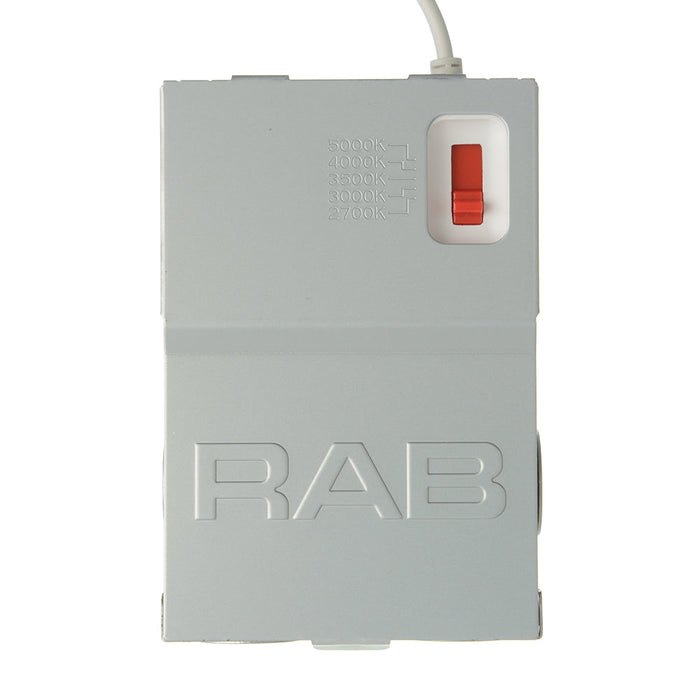 RAB Wafer Field Adjustable HO 6 Inch Round Plastic White 14W 1200Lm 120V 5 CCT 90 CRI Triac Dimming (WFRL6R149FA120WS)