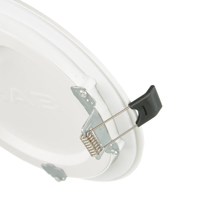 RAB Wafer Field Adjustable HO 6 Inch Round Plastic White 14W 1200Lm 120V 5 CCT 90 CRI Triac Dimming (WFRL6R149FA120WS)