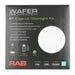 RAB Wafer Field Adjustable HO 6 Inch Round Plastic White 14W 1200Lm 120V 5 CCT 90 CRI Triac Dimming (WFRL6R149FA120WS)