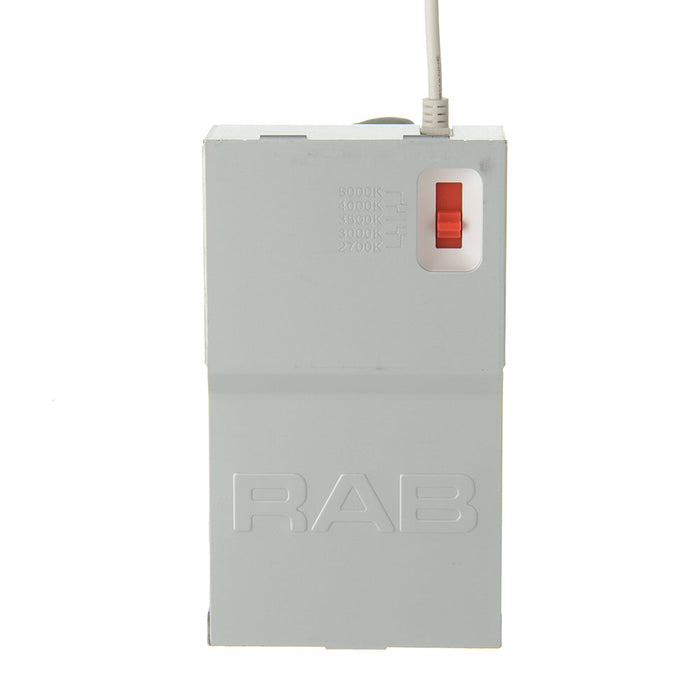 RAB Wafer Field Adjustable 8 Inch Round Plastic W 23W 1800Lm Universal Voltage 5 CCT 90 CRI 0-10V Dimming/Triac Dimming (WFRL8R239FADWS)