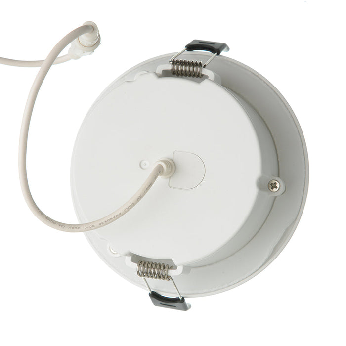 RAB Gimbal Wafer Field Adjustable 4 Inch Round Smooth 9W 650Lm 90 CRI 5 CCT 120V Triac Dimming (WFRLA4R89FA120WS)