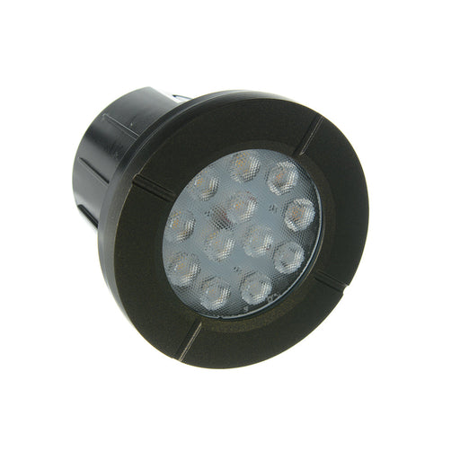 Westgate Manufacturing Integrated LED Well Light Flat 12-24V AC/DC 6W 3000K Black (WLL-105-30K-BK)