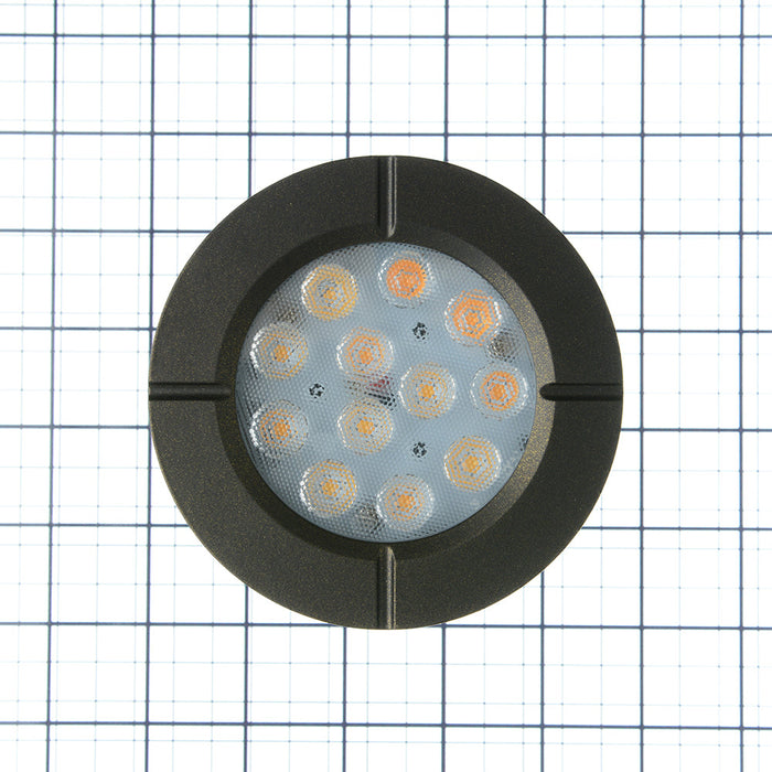 Westgate Manufacturing Integrated LED Well Light Flat 12-24V AC/DC 6W 3000K Black (WLL-105-30K-BK)