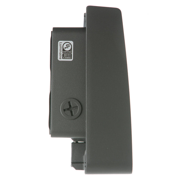 Trace-Lite Extra Small Die-Cast Aluminum LED Wall Pack 15W 120-277Vac Voltage Sensing Dimming Driver Type III 3000K Bronze Finish (WLZ1-3-3K-BR)