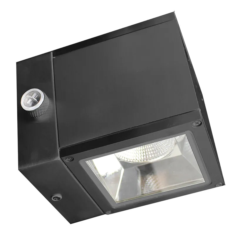 Westgate Manufacturing WMQ5-UDL-MCTP-BK-P Up-Down LED Cube Wall Light ...