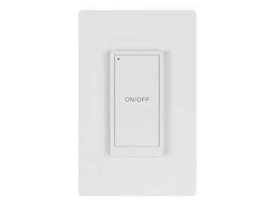 Maxlite 109112 Network Controls Bluetooth 1-Button Wall Switch White (WNS1-W)