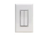 Maxlite 111136 Network Enocean/BLE 2.4Ghz Double Rocker Kinetic Wall Switch White (WNS2RK-W)