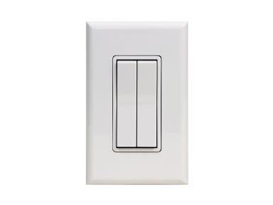 Maxlite 111136 Network Enocean/BLE 2.4Ghz Double Rocker Kinetic Wall Switch White (WNS2RK-W)