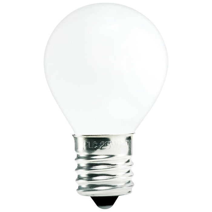 Standard 10W S11 Incandescent 130V Intermediate E17 Base White Sign Bulb (10S11N/WH130/I)