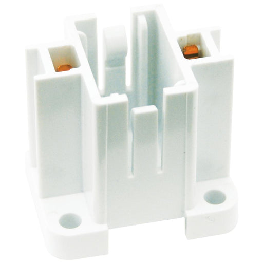 Standard 2-Pin Twin Tube G23 Compact Fluorescent Socket 5-9W Vertical Mount (FE/PL-5-7-9V)