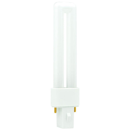 Sylvania CF5DS/827/ECO 5W T4 Twin Tube Compact Fluorescent 2700K 82 CRI Bi-Pin G23 Plug-In Base Bulb (21279)