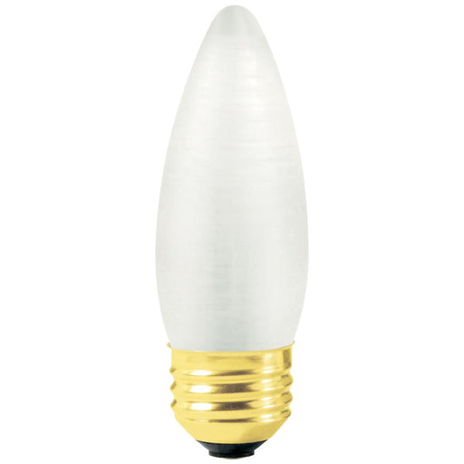 SLI 60W B13 Torpedo Incandescent 130V Medium E26 Base Shatter Resistant Coated Decorative Bulb (60B13/SRC)