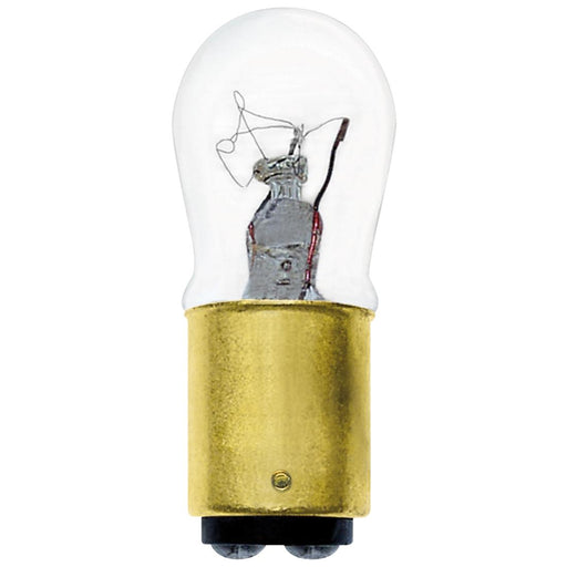 Standard 6W S6 Incandescent 120V Double Contact Bayonet BA15D Base Clear Indicator Bulb (6S6DC/120V)