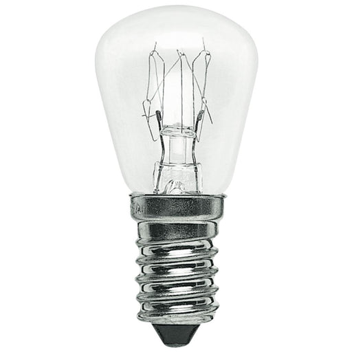 Standard 15W T8 Incandescent 120V E14 European Base Clear Decorative Pygmy Bulb (15T8PYGMY/E14/120V)