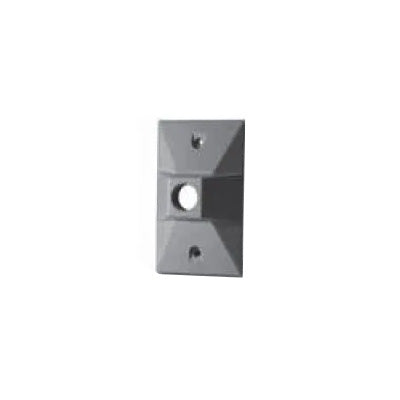 Westgate Manufacturing Rectagnular Box Cover 1/2 Inch Trade Size 1 Outlet Holes Bronze (WRE-1-BRZ)
