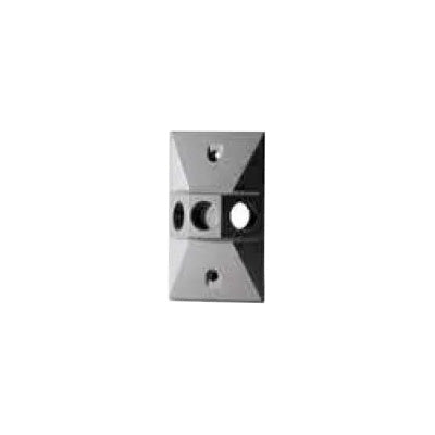Westgate Manufacturing Rectangular Box Cover 1/2 Inch Trade Size 2 Outlet Holes Bronze (WRE-2-BRZ)