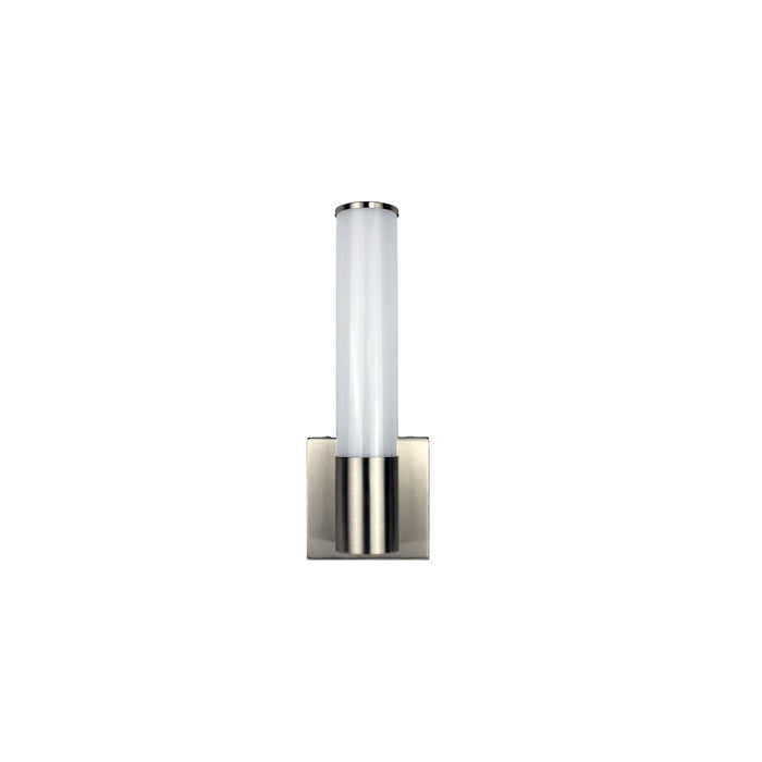 Maxlite 113478 LED Wall Sconce 14 Inch 16W CCT Selectable 2700K/3000K/3500K/4000K/5000K 120V Triac Dimming 90 CRI Brushed Nickel (WSLA169BNCS)