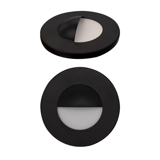 Lotus LED Lights Wall Wash Eyelid Black Trim For AD-107T Pucks (WWT-BK-107)
