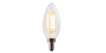 Green Creative 5.5FB11DIM/927/RC Versa Enclosed And Wet Location Rated B11 E12 Base 5.5W T20 Filament High 92 CRI 120V Dimmable Clear (37063)