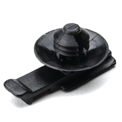 HellermannTyton Connector Clip With Fir Tree 0.75-1.5mm Panel Thickness 6.5-7.0mm Hole Diameter PA66HIRHS Black 500 Per Package (155-38102)