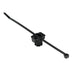 HellermannTyton M5/T5/M6/T6 Stud Mount Tie 7.95 Inch Long 50 Pound Tensile PA66HIRHS Black 100 Per Package (156-02586)