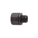 HellermannTyton HelaGuard Non-Metallic IP66 Fitting Straight 1-1/2 Inch NPT Thread 1.25 Inch Diameter PA66 Black 2 Per Package (166-90306)