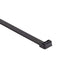 HellermannTyton Releasable Cable Tie 14.6 Inch Long 250 Pound Tensile Strength PA66HIRHSUV Black 100 Per Package (SR255X0HIHSUVC2)