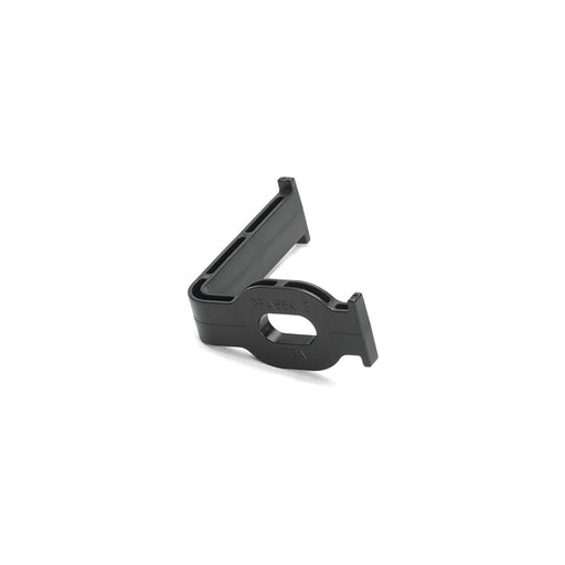 HellermannTyton Bundling Clip 90 Degree With 6.5x12.5 Oval Hole 40mm Long PA66HIRHSUV Black 4000 Per Carton (151-01311)