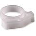 HellermannTyton Snapper Hose Clamp .71 Inch .81 Inch Bundle Diameter Polyacetal White 100 Per Package (190-00302)