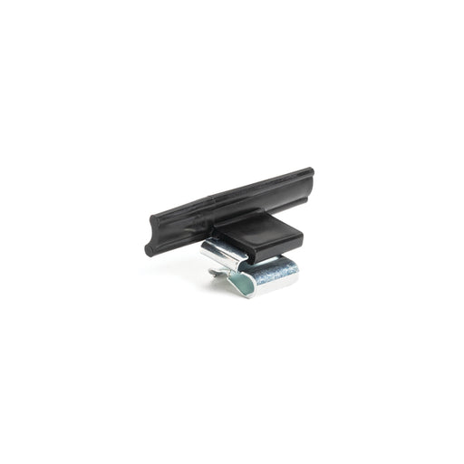 HellermannTyton Edge Clip And Tape Clip Panel Thickness .06 Inch .11 Inch 1.78 Inch Long Polypropylene Black 3000 Per Carton (133-04383)