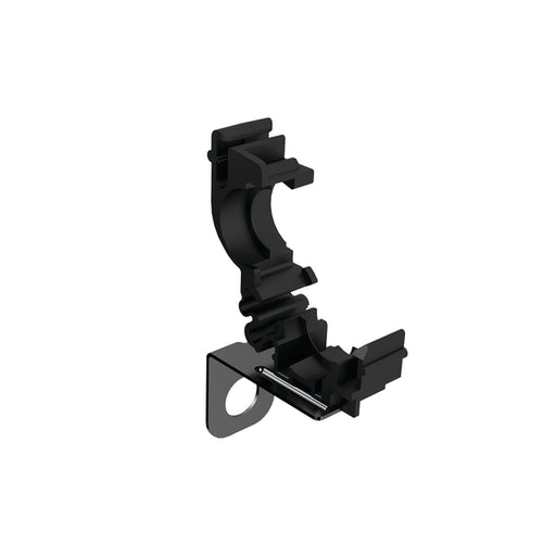 HellermannTyton Conduit Clamps Size 19 Attach Hole Diameter 10.6 Offset 50 PA66HIRHS Black 50 Per Package (151-02985)