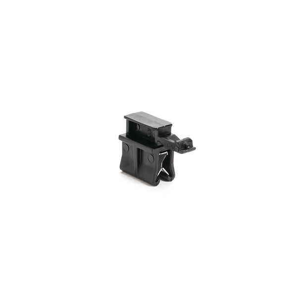 HellermannTyton Connector Clip With Edge Clip Ec54 Panel Thickness 1.0-3.0Mm PA66HIRHSUV Black 5000 Per Box (151-01042)