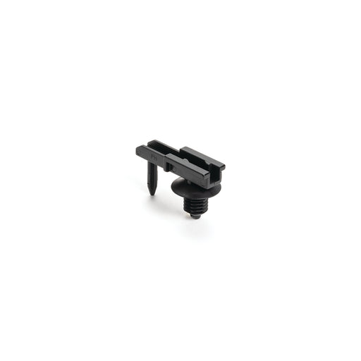 HellermannTyton Connector Clip With Fir Tree 0.7-6.0mm Panel Thick. 6.5-7.0mm Hole Diameter PA66HIRHS Black 500 Per Package (155-10801)