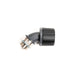 HellermannTyton Helaguard NM 42Mm IP68 Ultra Fitting 45-Elbow Brass Swivel EXT M50 Thread NPB PA66 Black (166-90823)