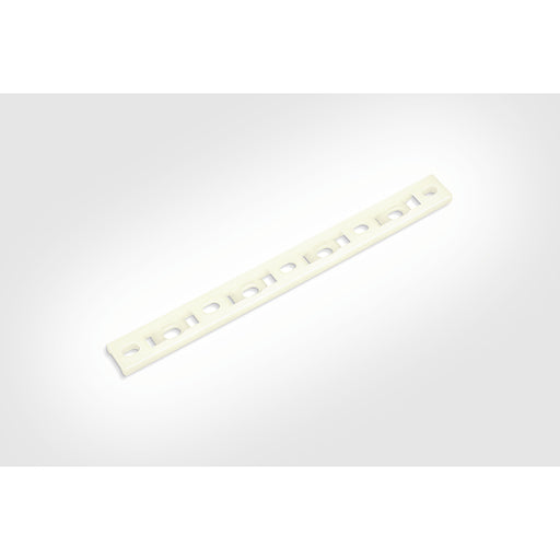 HellermannTyton Cable Tie Mounting Plate 8.08 Inch X .62 Inch .15 Inch Hole Diameter .3 Inch Maximum Tie Width PA66 Natural (MSMP5/69C2)