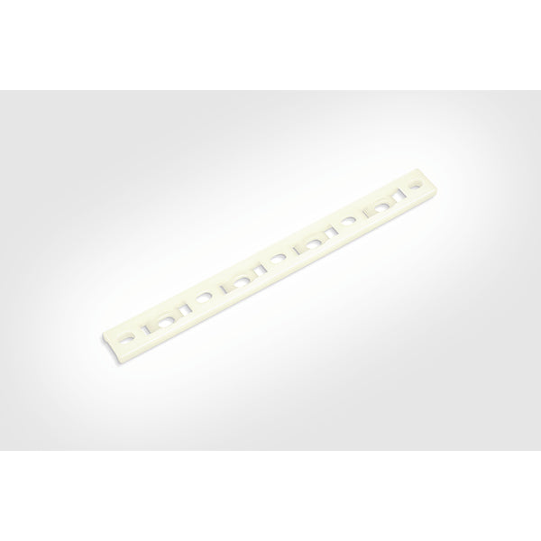 HellermannTyton Cable Tie Mounting Plate 8.08 Inch X .62 Inch .15 Inch Hole Diameter .3 Inch Maximum Tie Width PA66 Natural (MSMP5/69C2)
