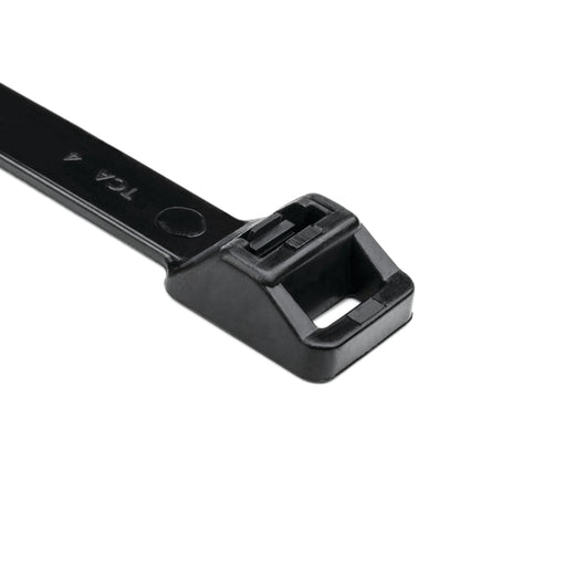 HellermannTyton Releasable Cable Tie Release Tab 34.7 Inch Long 250 Pound Tensile Strength PA66 UV Black 25 Per Package (RT250L0UVX2)