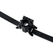HellermannTyton Stand Off Dual Clamp Tie 26.10 Inch Long .31 Inch Stud Diameter PA66HIRHSUV Black 250 Per Package (157-00060)