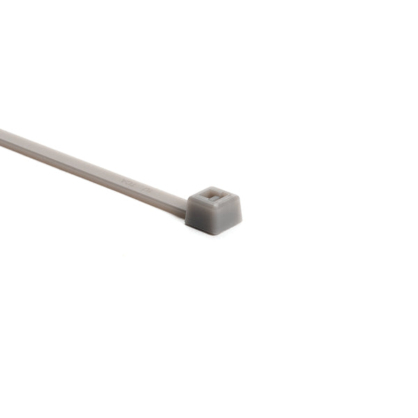 HellermannTyton PVDF Cable Tie 8 Inch Long 50 Pound Tensile Strength PVDF Gray 3000 Per Carton (111-02447)