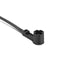 HellermannTyton Offset M5/M6 Stud Mount Tie 25.5mm Offset 7.5 Inch Long 50 Pound Tensile PA66HIRHS Black (157-00416)