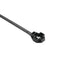 HellermannTyton Low-Profile M10 Stud Mount Tie 7.5 Inch Long 80 Pound Tensile PA66HIRHSUV Black 100 Per Package (157-00419)