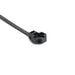 HellermannTyton Low-Profile M8 Stud Mount Tie 7.5 Inch Tie 80 Pound Tensile Strength PA66HIRHS Black 2000 Per Package (157-00340)
