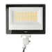 RAB LED Flood X17 Field Adjustable 80W-60W-40W 3000K/4000K/5000K With Knuckle Mount Photocell White (X17XFU80W)