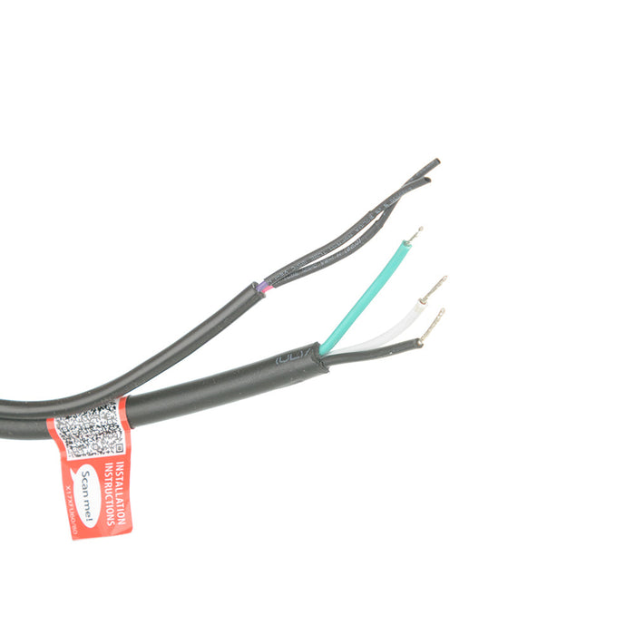 RAB LED Flood X17 Field Adjustable 80W-60W-40W 3000K/4000K/5000K With Knuckle Mount Photocell White (X17XFU80W)