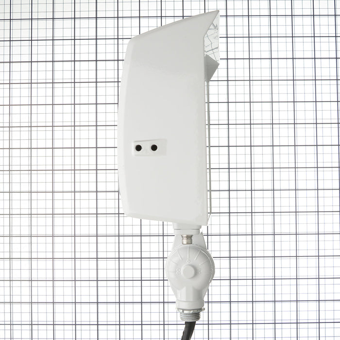 RAB X22 LED Flood Field Adjustable 60W/50W/40W/30W 3000K/4000K/5000K 7H6V Knuckle Mount With Trunnion Kit Photocell White (X22-60W)